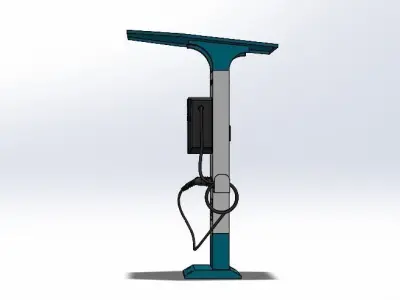 EV Charging 7kW 3D model