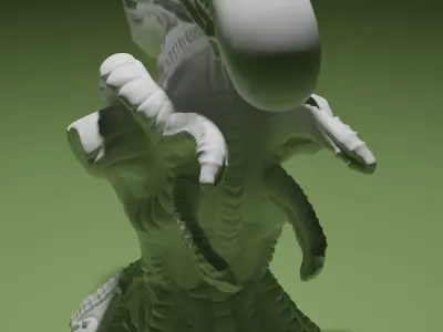 Xenomorph 3D-Print Ready 3D print model