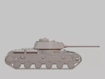 KV 85 Soviet Heavy Tank 3D Print Model 3D print model