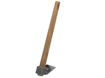 Carpenter Adze Low-poly 3D model