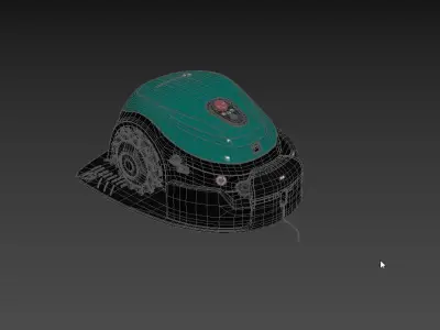Robot Lawn Mower ROBOMOW RT700 with Charger 3D model