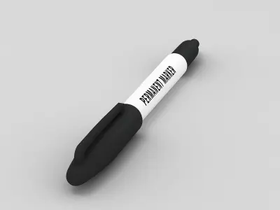 Permanent Marker 3D model
