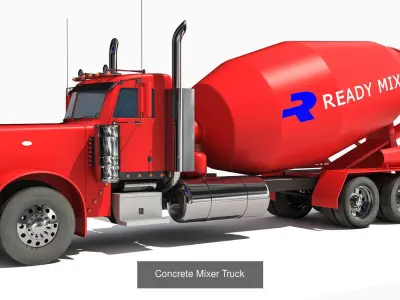 Heavy Construction Machinery 3D Model Pack