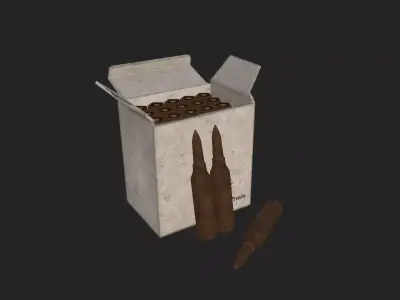 Bullet Model 003 Low-poly 3D model