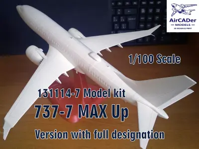 131114-7 Model kit Boeing 737-7 MAX Up 3D print model