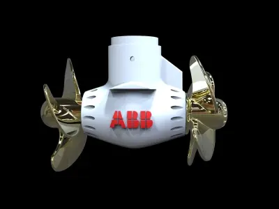 Azipod Seabex one Twin 3D print model
