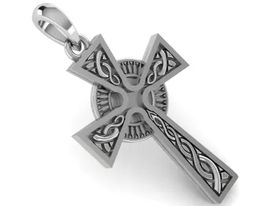 CROSS PENDANT CR208 3D print model