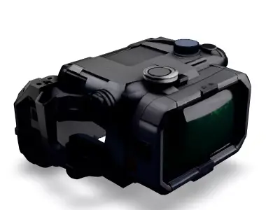 SciFi Futuristic Handheld Device Low-poly 3D model purchase