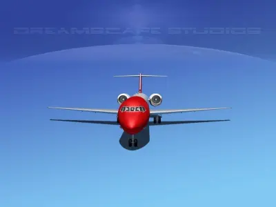 McDonnell Douglas MD80 Edelweiss 3D model