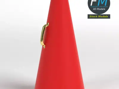Acoustic megaphone 1 3D model
