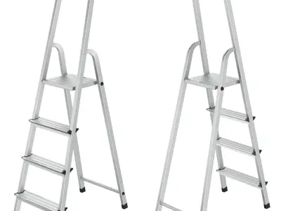 Step ladders set KRAUSE 3D model