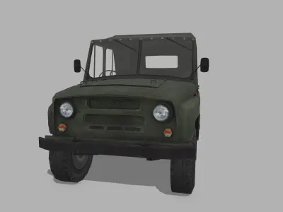 UAZ 3151 Low-poly 3D model