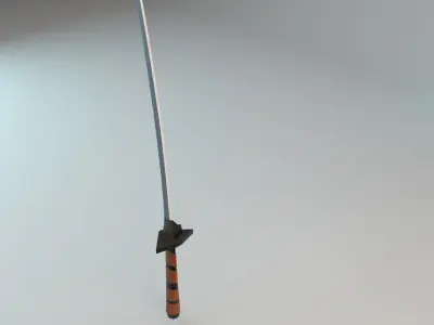 Low Poly Katana Sword - Game Ready Low-poly 3D model