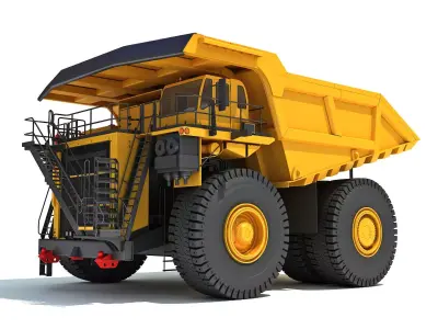 Off Highway Mining Dump Truck 3D model