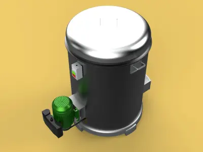 FOOD DRAINER SPINNER MACHINE OIL DRAIN FILTER CENTRIFUGAL DRYER 3D model
