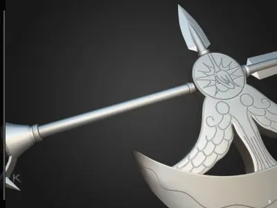 Rhitta from 7 deadly Sins 3D model