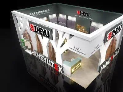 Exhibition - Area -6X9-3DMAX2009-042 3D model
