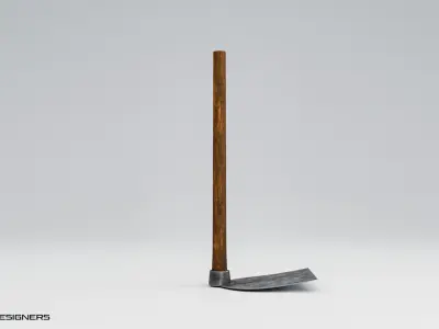 Farming Hoe 3D model
