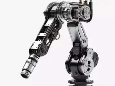 Industrial Robotic Arm Manipulator 3D model
