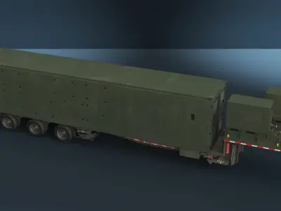 US Army Typhon Missile Launcher 3D model