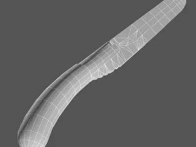 Arabian knife 3D model