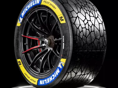 MICHELIN Pilot Sport Hypercar GTP 34 71 18 M 3D model