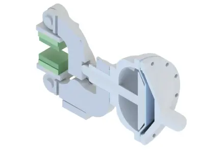 PNEUMATIC DISC BRAKE 3D model