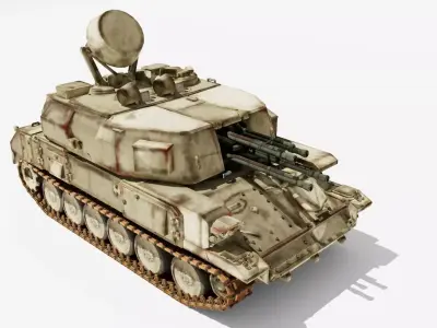 ZSU-23-4 Shilka 3D model purchase