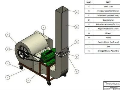 Wind Tunnel Free 3D model