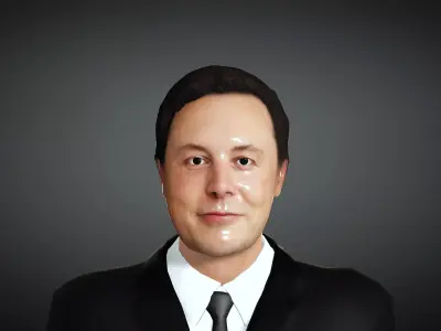 Elon Musk- Realistic Character 3D model 3D model