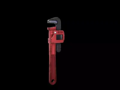 Pipe Wrench Low-poly 3D model buy