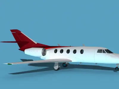 Dassault Falcon 20 V14 3D model
