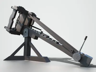 MEDIEVAL Ballista Low-poly 3D model