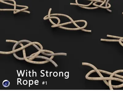knot model Strong Rope Collection 3D Model Pack