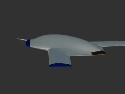Boeing X-45A 3D print model
