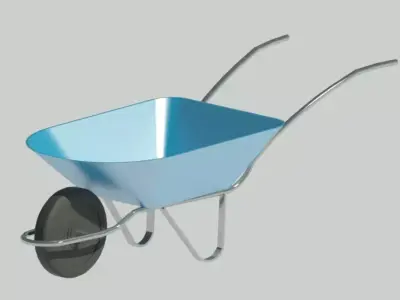 wheelbarrow 3D model purchase