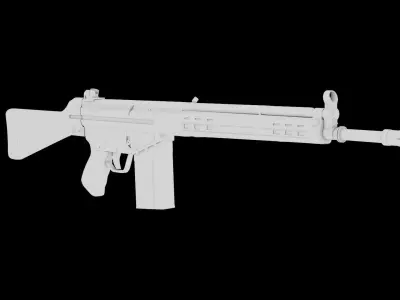 G3 Rifle 3D model buy