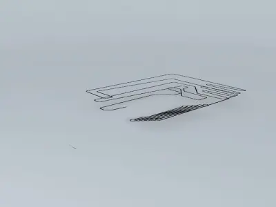 TRACK COMPONENT 3D model