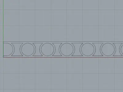 Esercizio 1 circle with line drawn Free 3D model