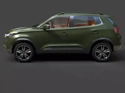Chery Tiggo 4 RU-spec - High-Poly 3D Model 3D model