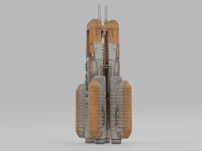 Dropship Vehicle 3D model