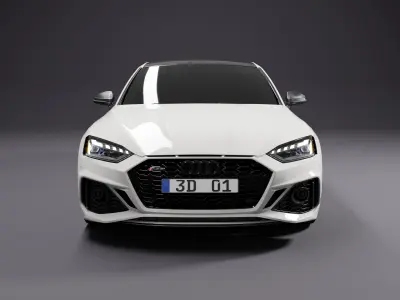 Audi RS5 Coupe 2020 Free 3D model