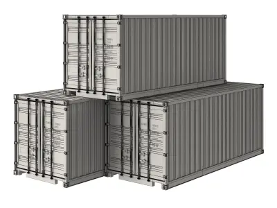 Shipping Container  3D model get