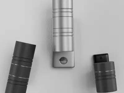 outdoor wall light 3d model Low-poly 3D model