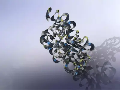 Turning chips Free 3D model