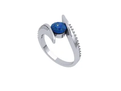 Wedding Ring  3D print model 342