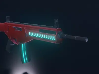 ARX 160 Weapon Low-poly 3D model