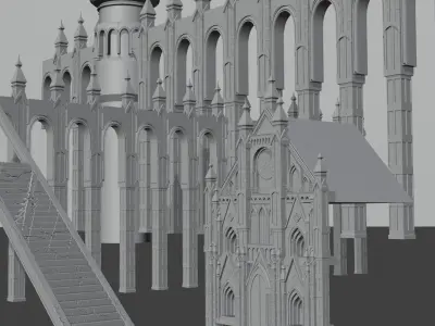 Church 3D model shop