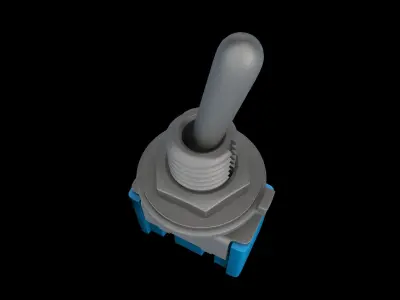  Toggle switch 3D model