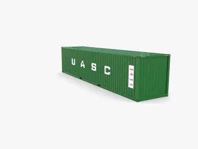 40ft Shipping Container UASC v1 3D model